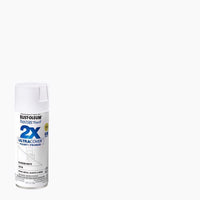 Rust-Oleum Painter's Touch Ultra Cover Satin Blossom White Spray Paint 12 oz. (Pack of 6)