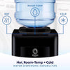 Primo Water Pro 3-5 gal Black Water Dispenser Stainless Steel