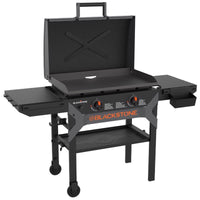 Blackstone 2311 Iron Forged 28” Omnivore Griddle with X-Braced Hood, Powder Coated Steel, Black
