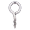 Hampton 9/32 in. Dia. x 2-5/16 in. L Polished Stainless Steel Screw Eye 120 lb. 1 pk (Pack of 20)