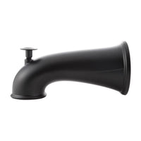 Danco Tub Spout For Universal 6.0 in. L X 3.07 in. W X 3.07 in. H Black Metal 1 pc - Open Box