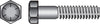 Hillman 1/2 in. D X 3-1/2 in. L Heat Treated Steel Hex Head Cap Screw 25 pk