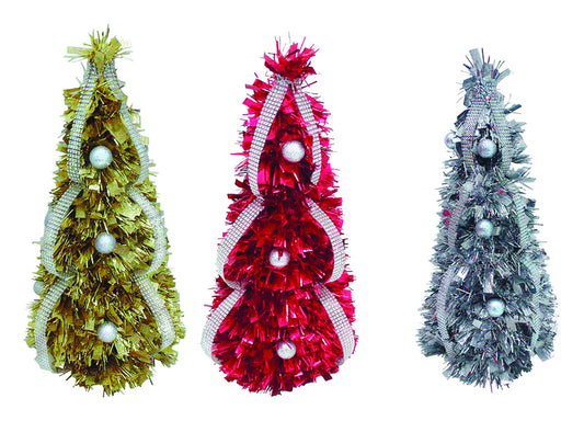 F C Young 19 in. Cone Indoor Christmas Decor (Pack of 6).