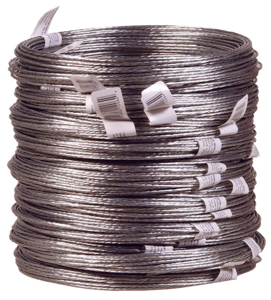 Hillman 0.096 - 0.099 in. Dia. x 50 ft. L Galvanized Steel 20 Ga. Anchor Wire (Pack of 20)