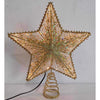 Celebrations LED Gold Star Tree Topper 11.5 in. (Pack of 4)