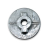 Chicago Die Cast 3 in. D X 1/2 in. D Zinc Single V-Grooved Pulley - Open Box