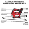 Milwaukee Metal Red 2-Speed Cordless Electric Grease Gun Kit 48 L in. Hose 18V 10,000 PSI