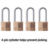 Master Lock 1-9/16 in. W Steel 4-Pin Cylinder Exterior Padlock