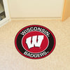 University of Wisconsin Roundel Rug - 27in. Diameter