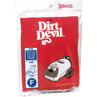 Dirt Devil Vacuum Bag For For Canister Vacuums 3 pk