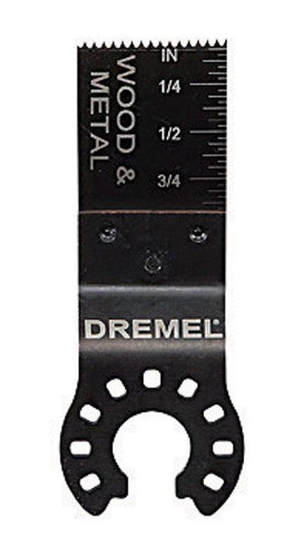 Dremel Multi-Max 3/4 in. X 2.5 in. L Steel Wood and Metal Flush Cut Blade 1 pk