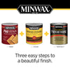 Minwax Wood Finish Semi-Transparent Weathered Oak Oil-Based Oil Wood Stain 1 Qt.