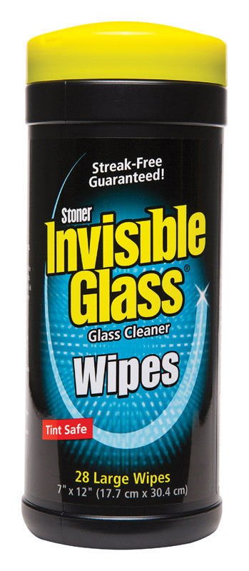 Stoner Invisible Glass Glass Cleaner Wipes 28 ct