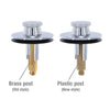 Danco 5/16 in. Chrome Brass Lift Plug and Drain (Pack of 3)