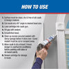 Phenoseal Does It All White Vinyl Kitchen and Bath Adhesive Caulk 10 oz (Pack of 12)