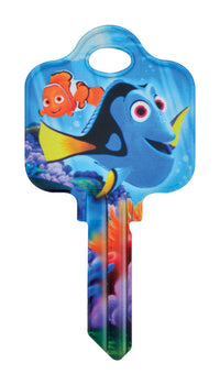 Hillman Disney Dory House/Padlock Universal Key Blank Double (Pack of 5).