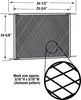Prime-Line Satin Silver Aluminum Screen Door Grille 1 pc