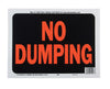 Hy-Ko English No Dumping Sign Plastic 9 in. H x 12 in. W (Pack of 10)