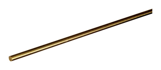 Boltmaster 1/8 in. Dia. x 36 in. L Brass Rod 1 pk (Pack of 10)