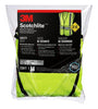 3M Scotchlite Reflective Safety Vest with Reflective Stripe Yellow One Size Fits Most