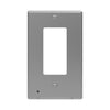 Westek LumiCover Satin Nickel 1 gang Plastic Rocker Nightlight Wall Plate 1 pk
