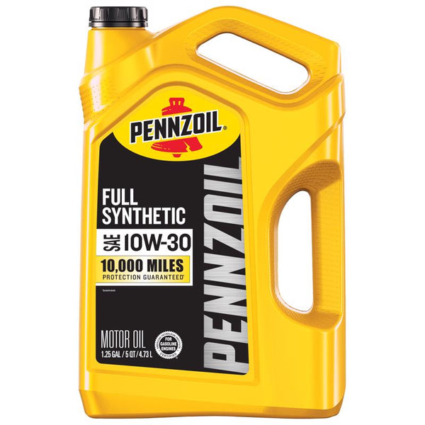 Aceite sintético para motor Pennzoil Full Synthetic 10W-30, 5 qt, paquete de 1 (paquete de 3)