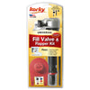 Korky QuietFILL Platinum Red Universal Fill Valve & Flapper Kit 13-1/2 H x 2 Dia. in.