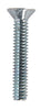 Hillman No. 1/4-20 X 1-1/2 in. L Phillips Flat Head Zinc-Plated Steel Machine Screws 100 pk