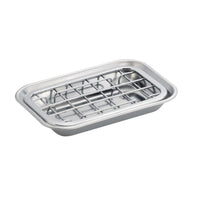 iDesign Gia Chrome Silver Stainless Steel Soap Dish