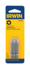 Irwin Phillips 2 in. L Power Bit Set S2 Tool Steel 3 pc