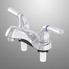 Home Plus Chrome Contemporary Centerset Bathroom Sink Faucet 4 in. - Deal of The Week