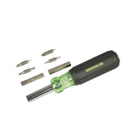 Greenlee 1/4, 5/16, 3/8 in. 11-in-1 Multi-Bit Screwdriver 1 pc