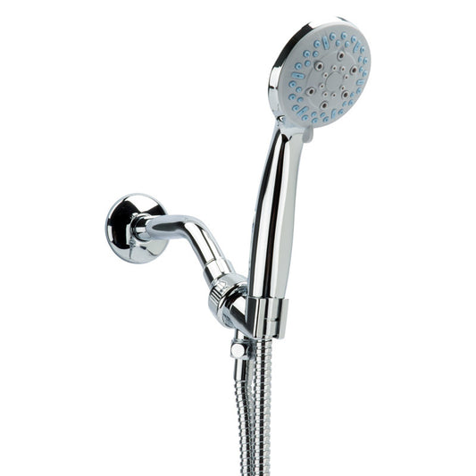 Exquisite Flow Rate Chrome 3-Setting Handheld Showerhead 1.8 gal. 3.25 Dia. x 9 H x 1.5 L in.