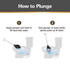 Korky Beehive Max Toilet Plunger 25 in. L X 5 in. D