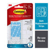 3M Command Medium/Large Plastic Refill Strips 6 pk