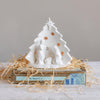 Creative Co-Op White Holy Family with Tree & Cut-Outs Table Decor 6 in. (Pack of 6)