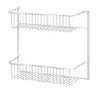 ClosetMaid 12.5 in. L X 5 in. W X 10.5 in. H White Wire Wall Rack