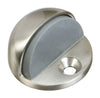 National Hardware Satin Nickel Solid Brass w/Rubber Bumper Door Stop Mounts to floor (Pack of 5)