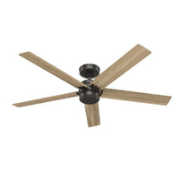 Hunter Burton 52 in. Bronze Indoor and Outdoor Ceiling Fan
