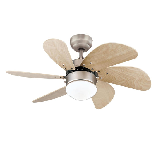 Westinghouse Turbo Swirl 30 in. Brushed Aluminum Indoor Ceiling Fan