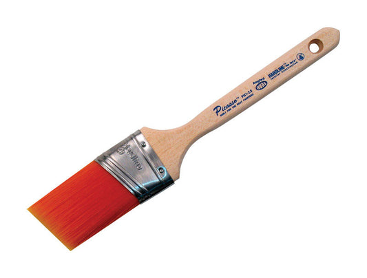 Proform Picasso Beech Hardwood Sash Handle Stiff Angle Synthetic Paint Brush 2 W in.