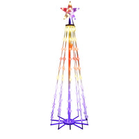 Celebrations LED Multi Ribbon RGB Light 4 ft. Yard Decor