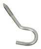 National Hardware Silver Stainless Steel 4-1/4 in. L Screw Hook 50 lb 1 pk (Pack of 10)
