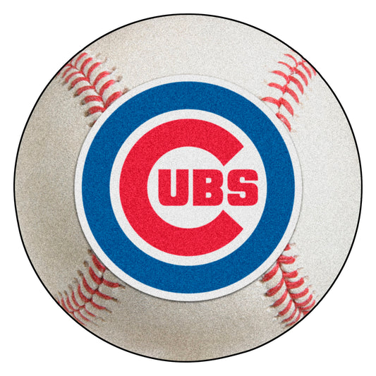 MLB - Chicago Cubs Baseball Rug - 27in. Diameter