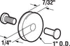 Prime-Line 1 in. D X 7/32 in. L Nylon Roller Assembly 2 pk - Open Box