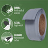 M-D Building Products 4 in. H X 0.08 in. W X 60 ft. L Dry Back Silver Gray Vinyl Wall Base