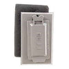 Bell Rectangle Aluminum 1 gang Weatherproof Cover