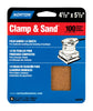 Norton MultiSand 5-1/2 in. L X 4-1/2 in. W 100 Grit Aluminum Oxide 1/4 Sheet Sandpaper 6 pk