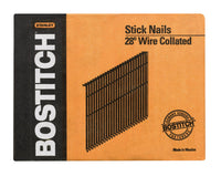 Bostitch 3 in. L Angled Strip Coated Stick Nails 28 deg 2000 pk
