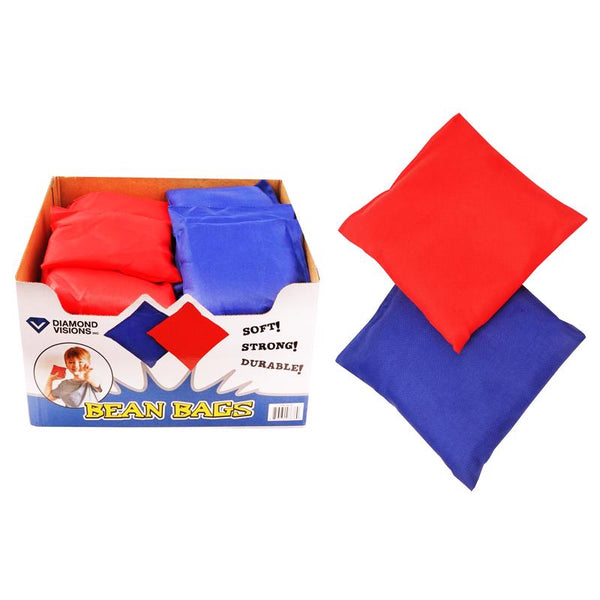 Diamond Visions Bean Bag Toy Blue/Red 1 pc (Pack of 36)